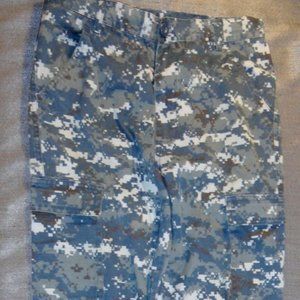 sz14 NAVY BLUE DIGITAL CAMO BLUEBERRY UNIFORM YOUTH TROUSERS KIDS LD 2795